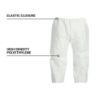 Picture of Dupont Tyvek Coverall Pants Elastic Waist Part# - D13397384