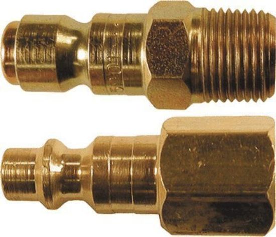 Picture of Coilhose Pneumatics 11639 1/4" Industrial Connector 1/4"  Mpt Part# - 1501Dl