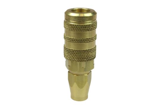 Picture of Coilhose Pneumatics 1/4" Reusable Pubarb 6Point Coupler Part# - 15X4Pr