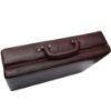 Picture of HAMMONDS FLYCATCHER Unisex Bombay Leather Briefcase with Combination Lock with File, Pilot, Luxury Case Attache (Brown, D-L:17"H:13.5"B:7")