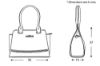 Picture of The Clownfish Orion Series Handbag for Women | Hand bags for Womens, Women Hand Bags Stylish, Ladies Purse | Handbags | (Chocoalte)