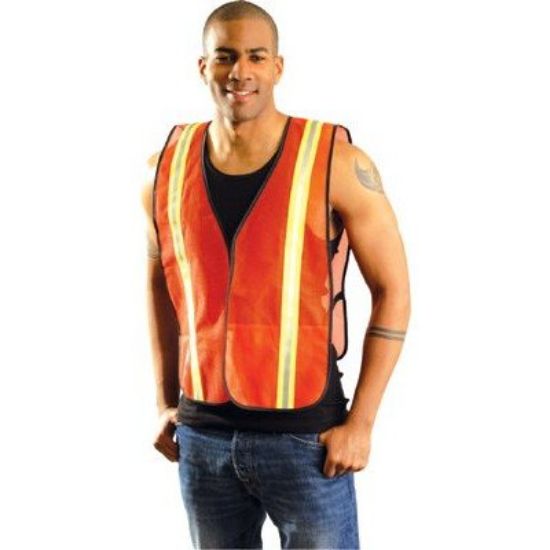 Picture of Occunomix Xl Occulux 2-Tone Mesh Vest:Orange Part# - Lux-Xttm-Oxl