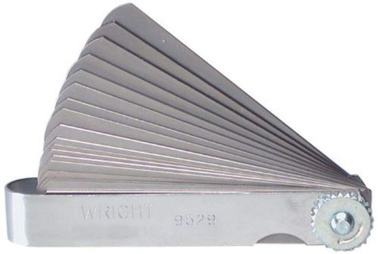 Picture of Wright Tool 25 Blade Metric Feeler Gauge Part# - 9529