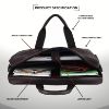 Picture of WildHorn® Leather Laptop Messenger Bag for Laptop/MacBook up to 15.6 inch| Padded Laptop Compartment |Office Bag I 365 Days Warranty