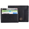 Picture of HAMMONDS FLYCATCHER Premium Leather Wallet for Men with Stylish Keychain Combo - Genuine Men's Wallet with 6 Card Slots, 2 Pockets, 1 Coin Pocket - Ideal Gift for Husband, Boyfriend and Father - Black