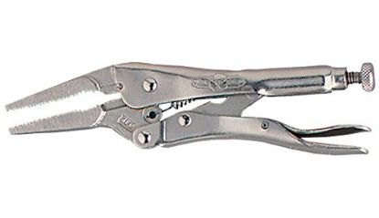 Picture of Wright Tool 4" Long Nose Locking Pliers- Mini W/Side Cutter Part# - 9V4Ln