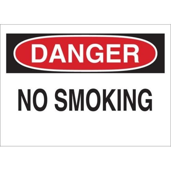 Picture of Brady® No Smoking Sign  B-120 10In H X 14In W Part# - 47010