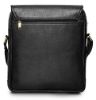 Picture of The Clownfish Leather 7.8 LTR Black Laptop Messenger Bag