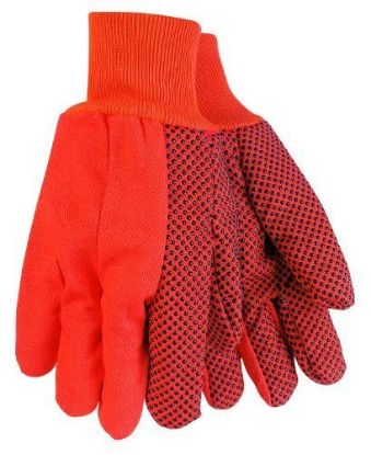 Picture of Mcr Safety Orange Double Palm Dot K/W Part# - 9018Do