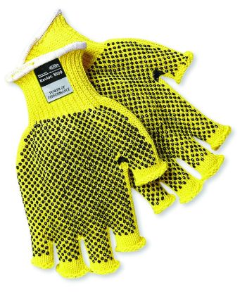 Picture of Mcr Safety Large Fingerless Pvc Dots Kevlar Plus Glove Part# - 9369L