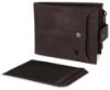 Picture of WILDHORN Top Grain Leather Wallet for Men | Ultra Strong Stitching | Handcrafted | RFID Blocking Technology | Side Zip with 9 Card Slots | 2 ID Slots (Dark Brown Hunter)