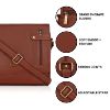 Picture of WildHorn Leather Messenger Bag for Men/Office Bag I Fits Upto 14 Inch Laptop/MacBook I Padded Laptop Compartment with Adjustable Strap I DIMENSION : L-14 inch W-3 inch H-11 inch Tan