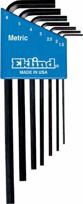 Picture of Eklind Tool 7Pc. Metric L-Wrench Hexkey Set Long Arm Part# - 10607