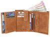 Picture of WildHorn Men's Top Grain Portrait Leather Ultra Strong Stitching Handcrafted Wallet with 2 Transparent ID Window Slots, 11 Card Slots and Zip Compartment