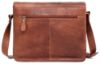 Picture of WildHorn Men's Leather Laptop Messenger Bag Dimension: L- 13inch H- 10inch W- 4inch (Tan Vintage)