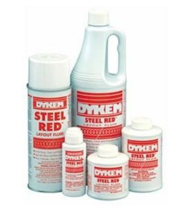 Picture of Dykem Steel Red Layout Fluid 4Oz. Bic Part# - 80396