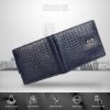 Picture of HAMMONDS FLYCATCHER Genuine Leather Wallet for Men, Croc Blue | RFID Protected Bi-Fold Money Wallets for Men | Mens Wallet with 6 Card Slots | Loop to Lock Snap Button Purse - Gift for Men's