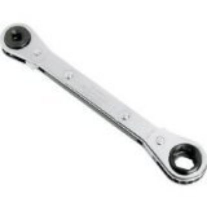 Picture of Wright Tool 1/4"-3/16"Sq X 9/16"X1/2" Ratcheting Box Wrench Part# - 9397