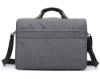 Picture of The Clownfish CoolBELL Large capacity Leather Handle Waterproof Nylon 17.3 inch Laptop Messenger Bag (GREY)