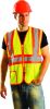 Picture of Occunomix Occulux 2 Tone Mesh Vestw/Zipper Large Part# - Lux-Ssclc2Z-Yl