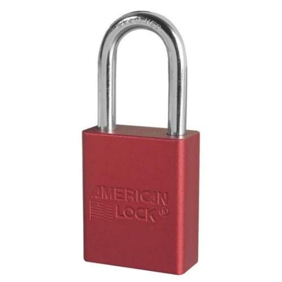 Picture of American Lock Red Safety Padlock Keyedalike W/1-1/2" Sh Part# - A1106Kared-23854