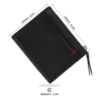Picture of MAI SOLI NEO Genuine Leather Bifold Wallet for Men | RFID Protected Wallet | with Zip Pocket - Black/Red