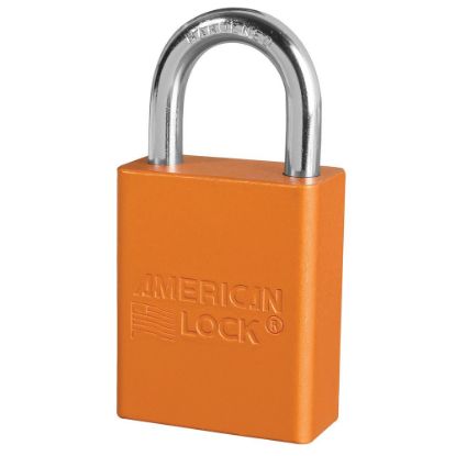 Picture of American Lock 5 Pin Orange Safety Lock-Out Padlock Key Part# - A1105Orj