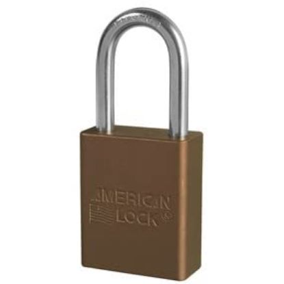 Picture of American Lock Duranodic 5 Pin Safety Padlock Keyed Diffe Part# - A1106Brn