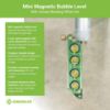 Picture of Greenlee® Mini Magnetic Level Withno-Dog Part# - L77