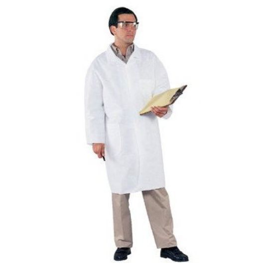 Picture of Kimberly-Clark Professional X-Large Lab Wht Coat Part# - 44454