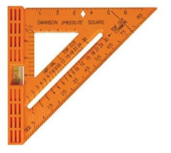 Picture of Swanson Tools Orange Level Speedlite Square Part# - T0811