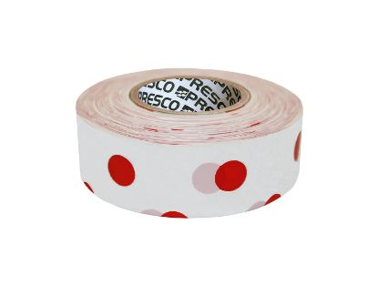 Picture of Presco 1-3/16Inx300Ft Tape Polka-Dots Red/White Part# - Pdwr