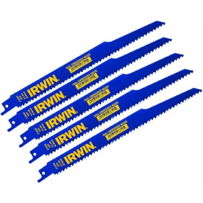 Picture of Irwin® Irwin 9" Reciprocating Saw Blade 6 Tpi 5 Pack Part# - 372956P5