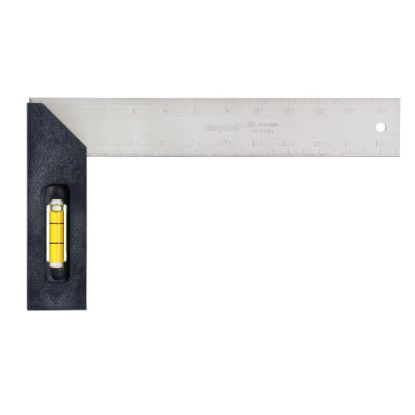 Picture of Empire® Level Polysteel Try-Square W/Vial Metric Grad Part# - 120M