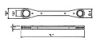 Picture of Wright Tool 15Mmx17Mm Ratcheting Boxwrench 12-Point Part# - 9421