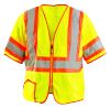 Picture of Occunomix Occulux 2 Tone Mesh Vestw/Zipper Large Part# - Lux-Hsclc3Z-Yl