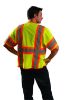 Picture of Occunomix Occulux 2 Tone Mesh Vestw/Zipper Large Part# - Lux-Hsclc3Z-Yl