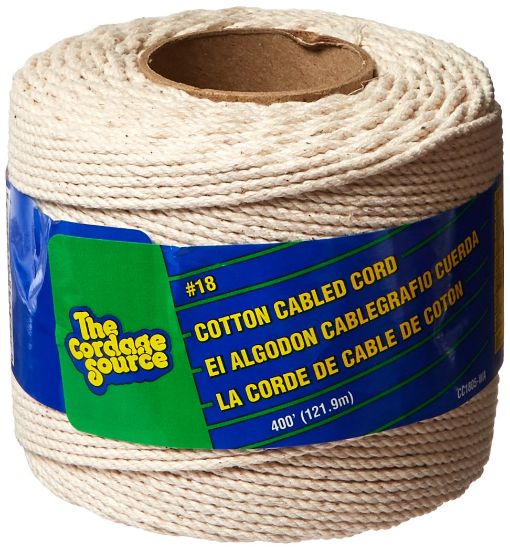 Picture of Orion Ropeworks Inc 400' #18 Cotton Cable Cord Part# - Cc1805-Wa