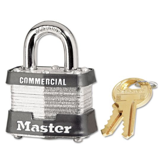 Picture of Master Lock® 4 Pin Tumbler Safety Padlock Keyed Different Part# - 3Dcom