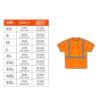 Picture of Ergodyne 8289- Economy T-Shirt- Orange- Medium Part# - 21513