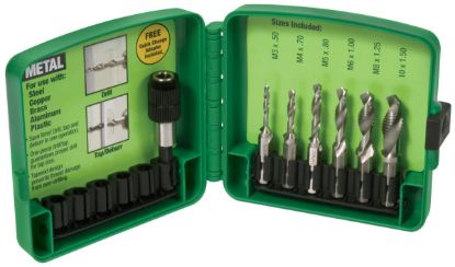 Picture of Greenlee® Drill/Tap Kit- Metric (Pop) Part# - Dtapkitm