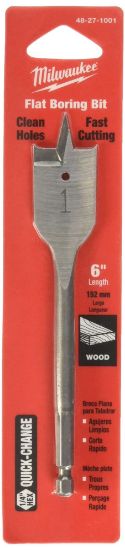 Picture of Milwaukee® Tool 1 X 6 Flat Boring Bit Part# - 48-27-1001