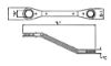 Picture of Wright Tool 19Mmx21Mm Metric Ratcheting Box Wrench Offs Part# - 9438