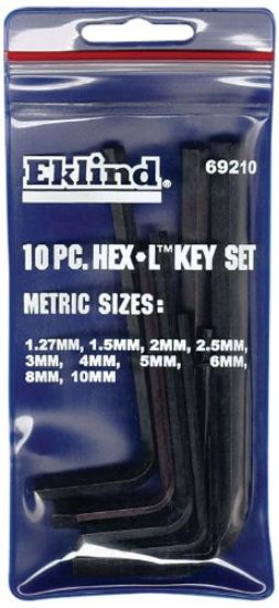 Picture of Wright Tool 9 Piece L Key Set Metricshort Arm In Pouch Part# - 9E69210