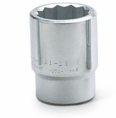 Picture of Wright Tool 27Mm 3/4"Dr 12Pt Std Metric Socket Part# - 61-27Mm