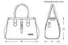 Picture of The Clownfish Athena Series Handbag for Women | Hand Bags for Womens, Women Hand Bags Stylish, Ladies Purse | Handbags | (Beige)