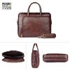 Picture of The Clownfish Trident Series Laptop Briefcase 15.6 inch Laptop Bag Messenger Bag (Dark Brown)