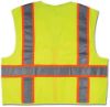 Picture of Mcr Safety Class 2 Poly Safety Vest3 Org/Silv Part# - Survlxl