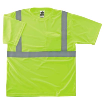 Picture of Ergodyne 8289-Economy T-Shirt- Lime-2 Xlarge Part# - 21506