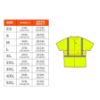 Picture of Ergodyne 8289-Economy T-Shirt- Lime-2 Xlarge Part# - 21506